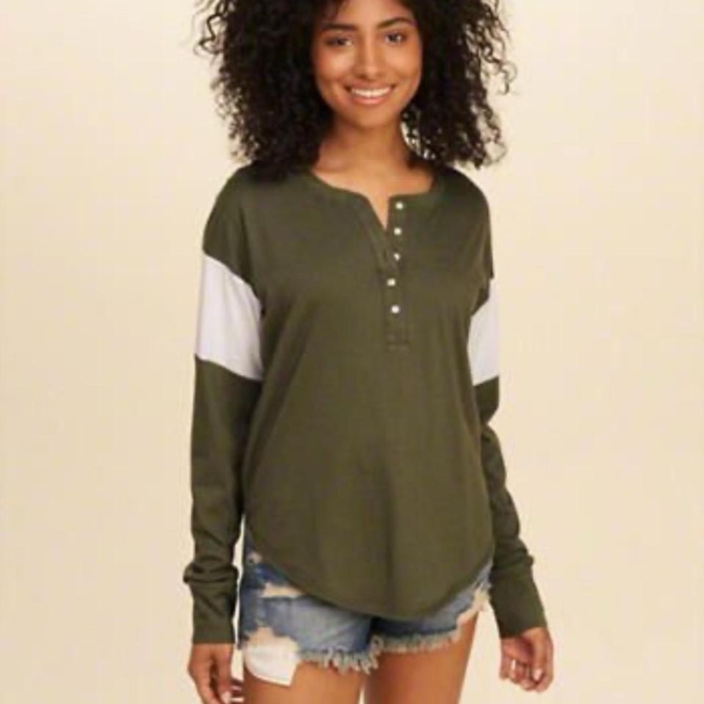 Hollister Women's Henley Top